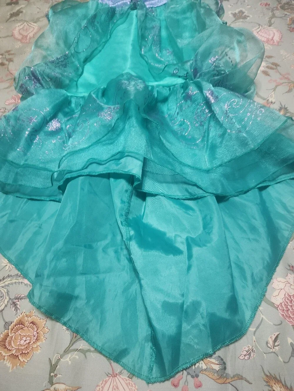 Disney Ariel Princess Dress Up Dress Multi Color Size Small
